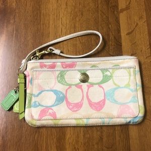 White Coach Wristlet